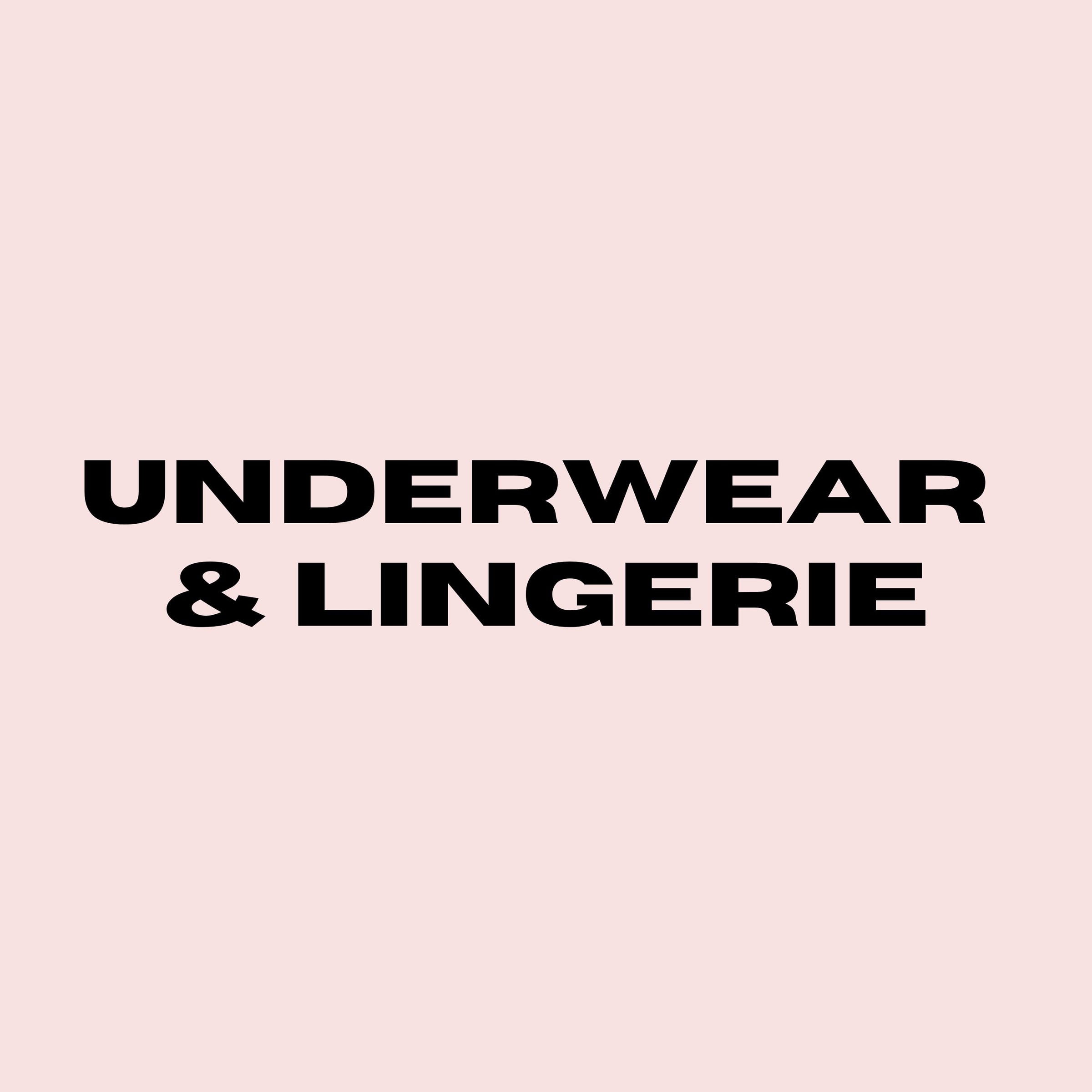 Underwear & Lingerie