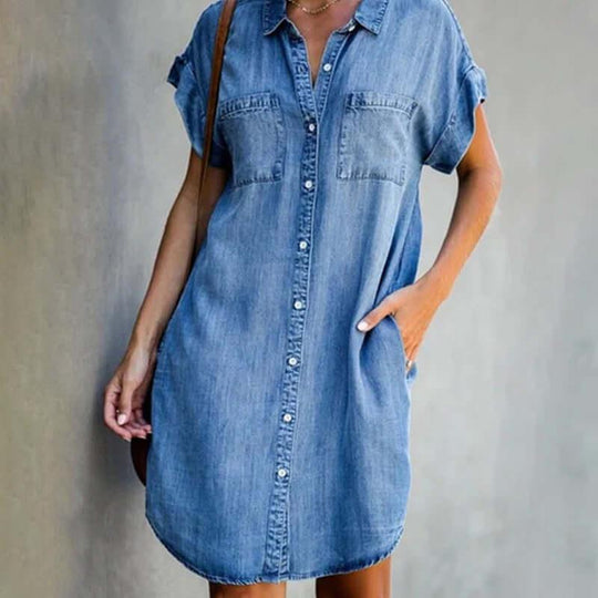 Veerle - Denim Summer Dress