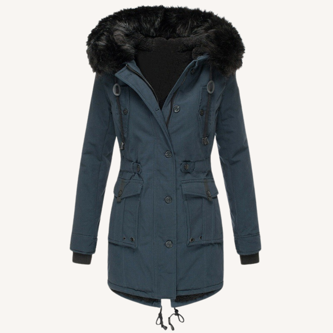 Pennie | Thickened Velvet Winter Coat