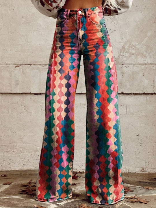 Julia™ | Bohemian Dream Wide-Leg Trousers