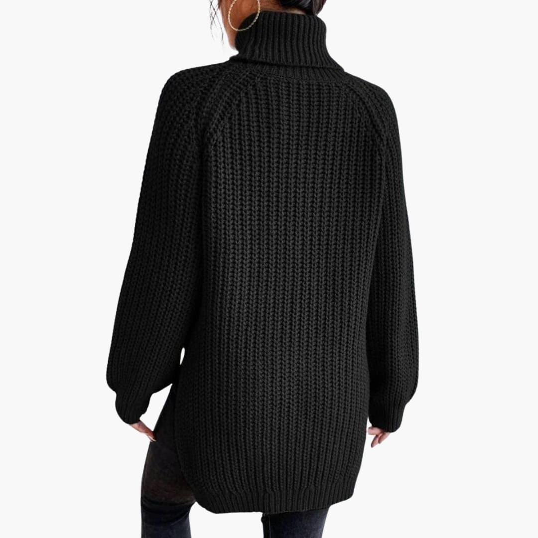 Vintage Turtleneck Sweater for Women - Cozy Knit & Stylish Fit