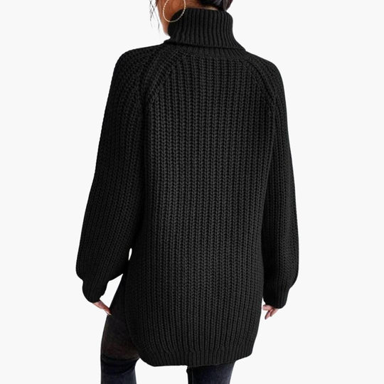 Vintage Turtleneck Sweater for Women - Cozy Knit & Stylish Fit
