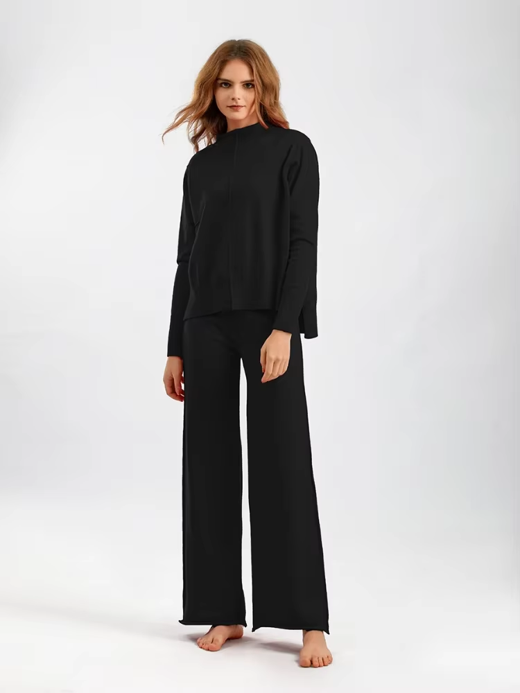 CAROLINE - KNITTED THICK WARM OVERSIZED SWEATER PANTS SET