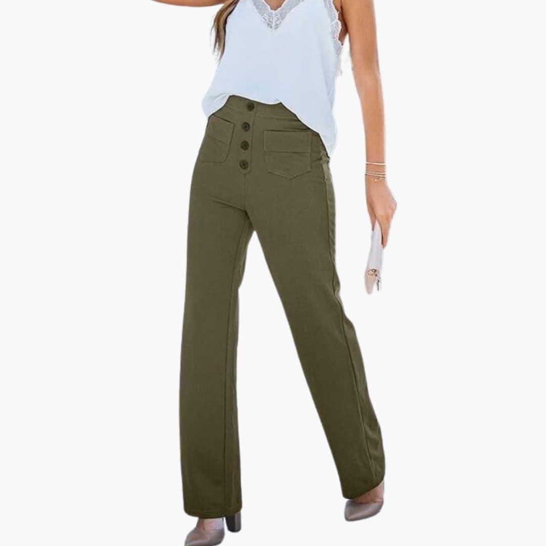 Elastic Waist Pants for Women - Comfy & Relaxed Fit