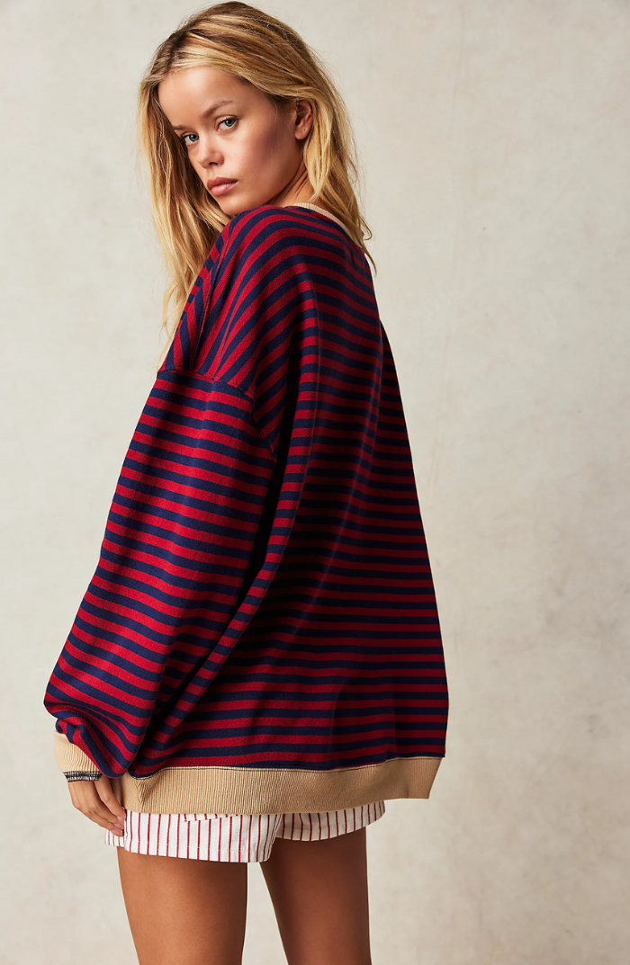 Abby | Striped Oversized Sweater