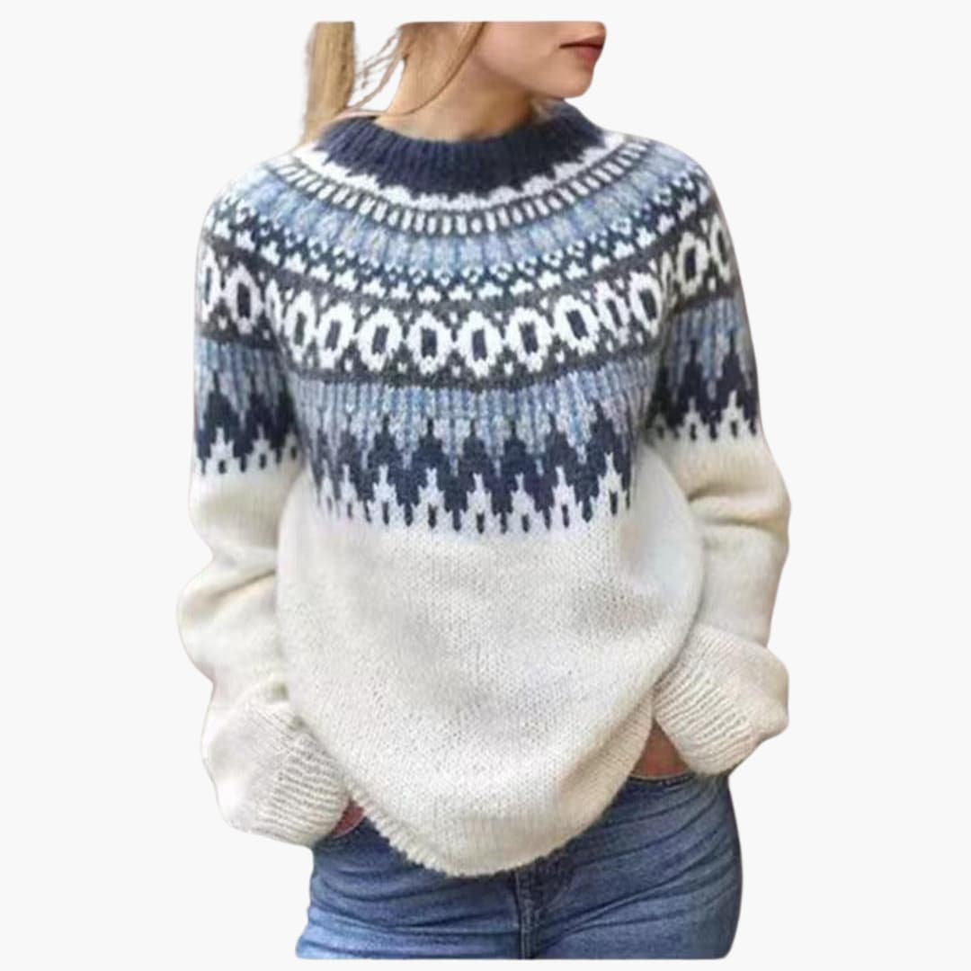 Nordic Knit Sweater for Women - Cozy, Warm & Stylish