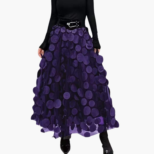 Elegant Maxi Skirt – Women's High Waist Formal Wear