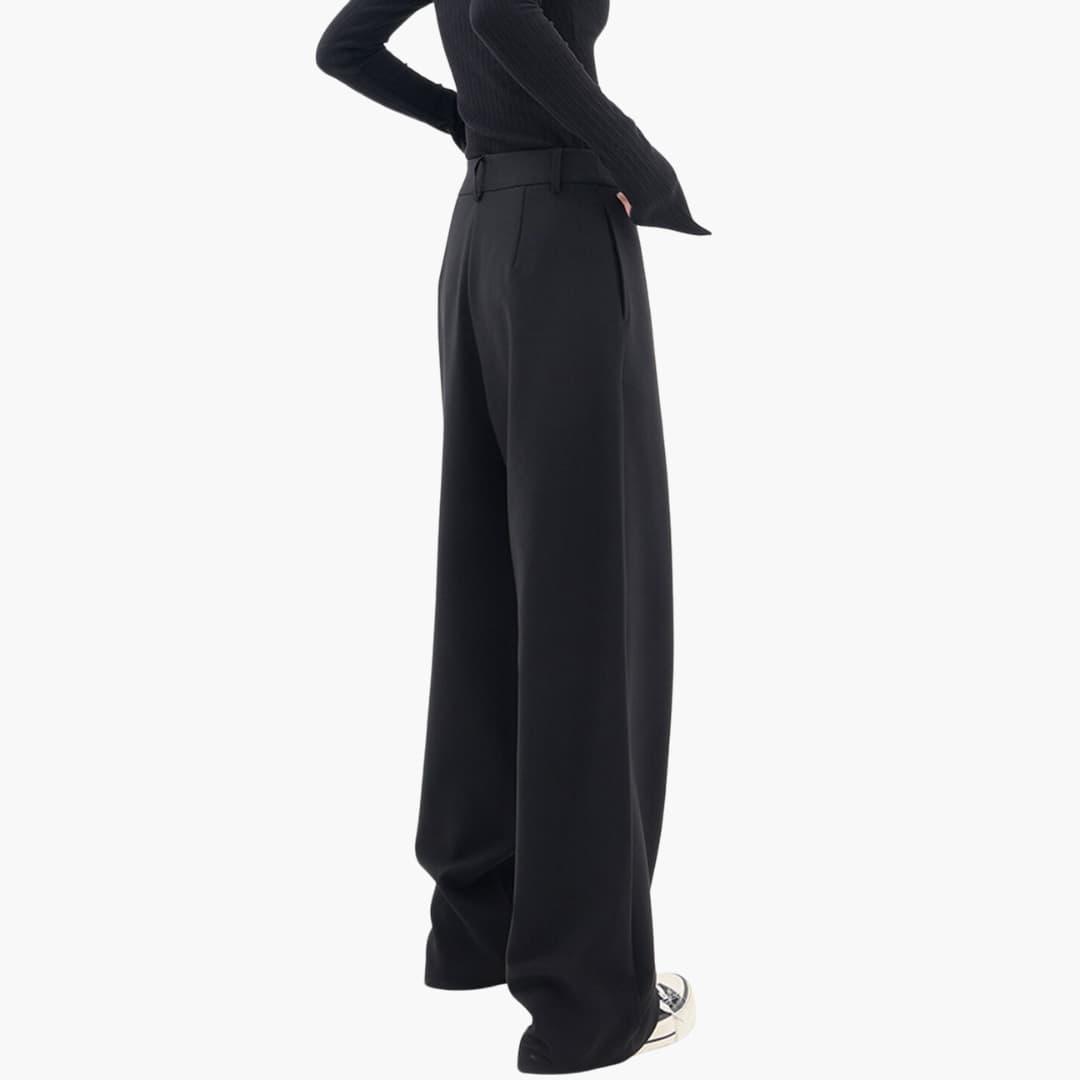 Comfortable Loose-Fitting Trousers for Women - Wide-Leg Design