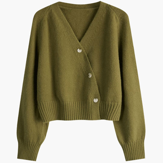 V-Neck Buttoned Cardigan for Women – Cozy & Trendy Style