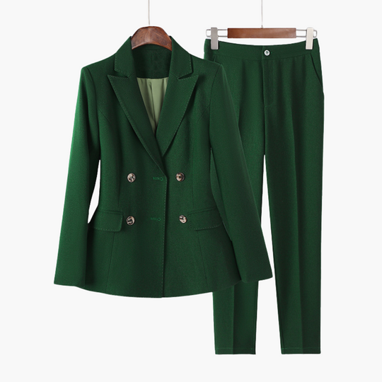 Tailored Blazer Set for Women - Chic Two-Piece Suit