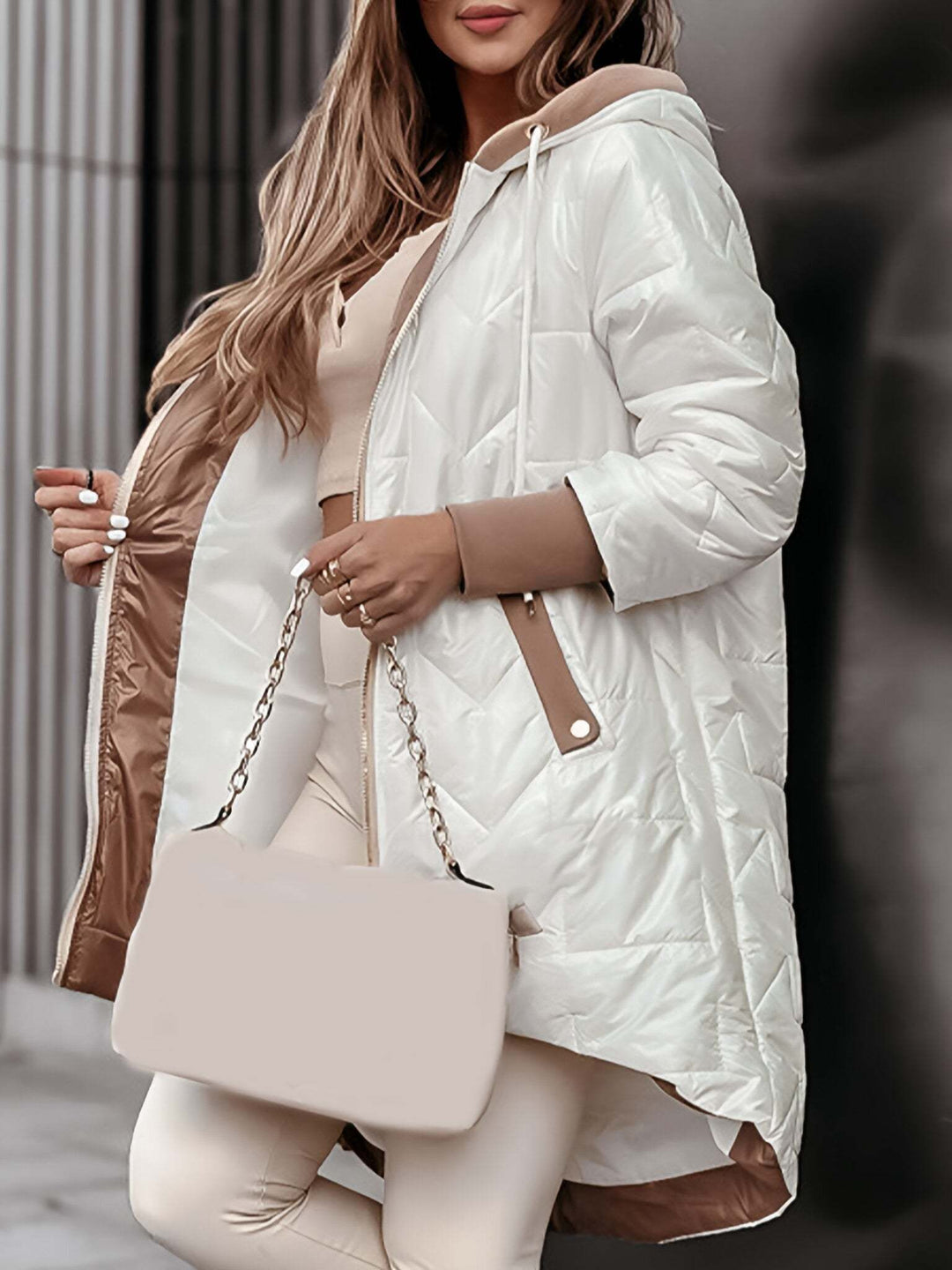 Finola | Elegant Hooded Jacket