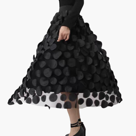 Elegant Maxi Skirt – Women's High Waist Formal Wear