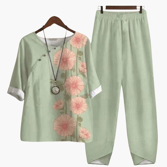 Loose Fit Two-Piece Set – Women's Timeless Comfort & Style