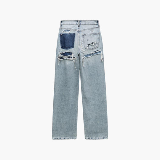 Relaxed Fit Denim Jeans for Women - Stylish & Comfortable