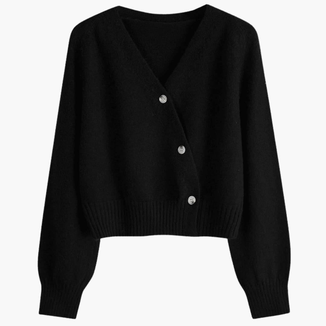 V-Neck Buttoned Cardigan for Women – Cozy & Trendy Style