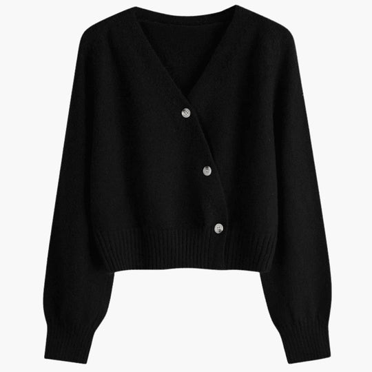V-Neck Buttoned Cardigan for Women – Cozy & Trendy Style