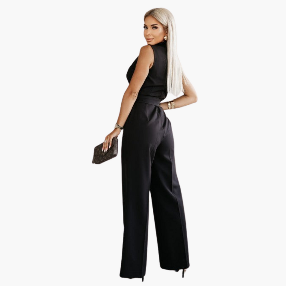 Elegant Sleeveless Jumpsuit for Women - Versatile & Stylish