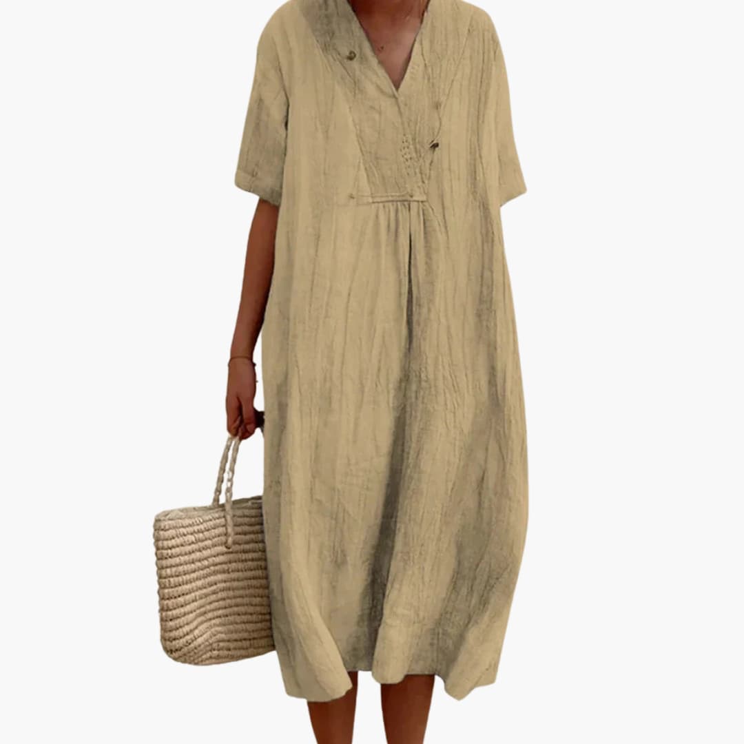 Boho Summer Dress - Women's Flowy Festival Chic Style