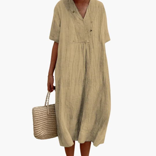 Boho Summer Dress - Women's Flowy Festival Chic Style