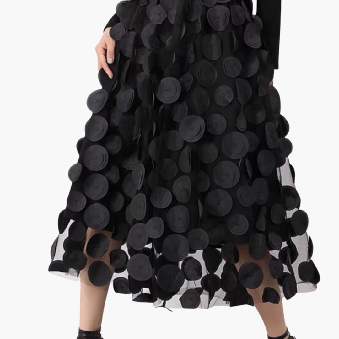 Elegant Maxi Skirt – Women's High Waist Formal Wear