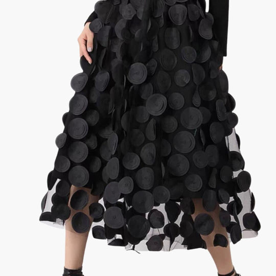 Elegant Maxi Skirt – Women's High Waist Formal Wear