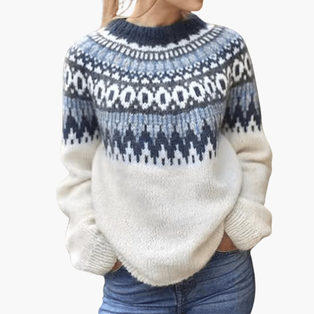Nordic Knit Sweater for Women - Cozy, Warm & Stylish