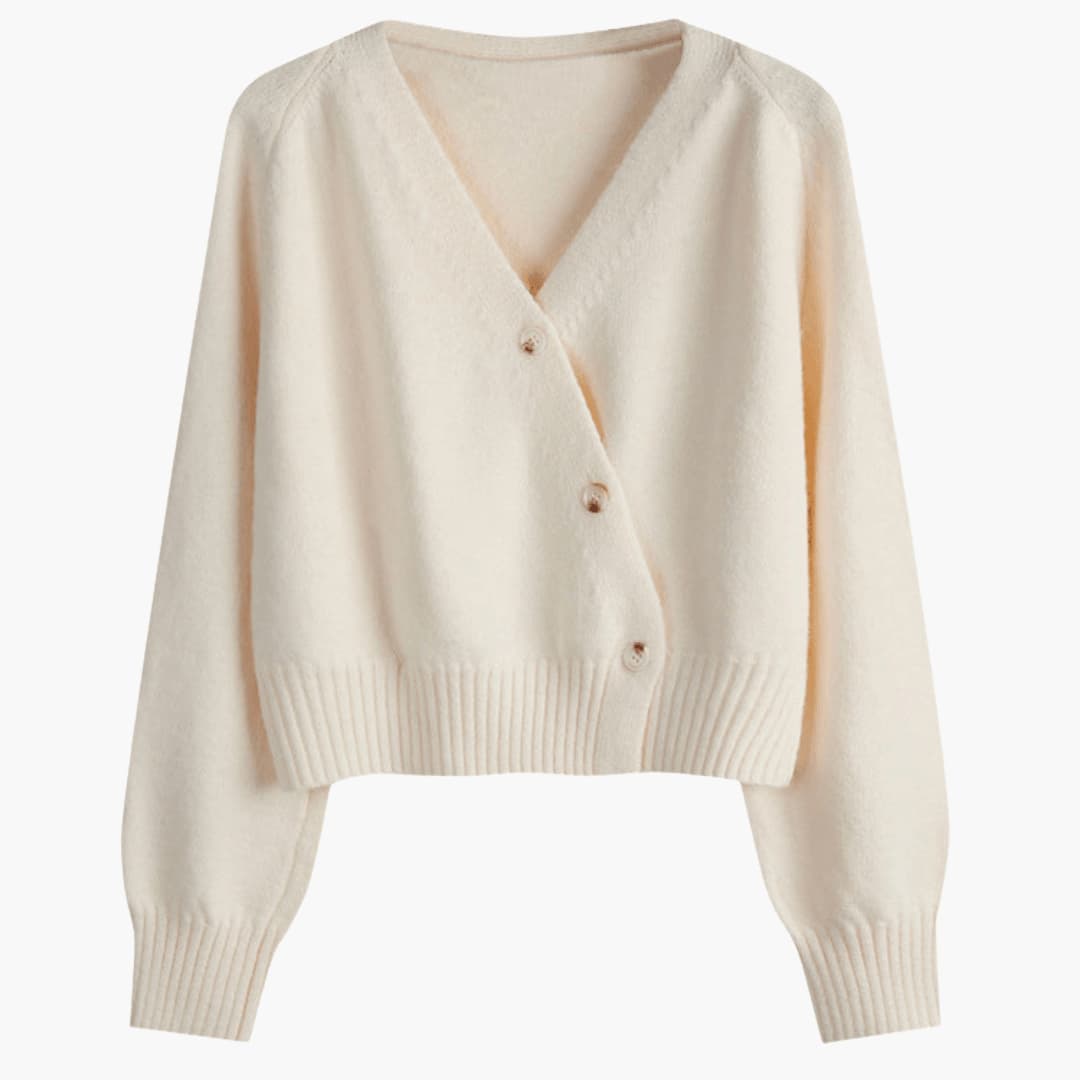 V-Neck Buttoned Cardigan for Women – Cozy & Trendy Style