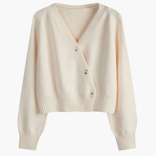 V-Neck Buttoned Cardigan for Women – Cozy & Trendy Style
