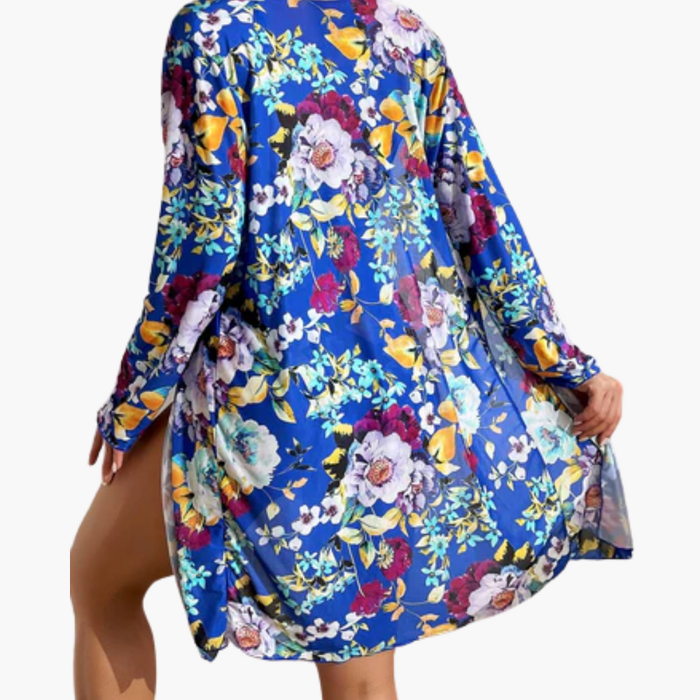 3-Piece Bikini Set - Women's Summer Swimwear with Cover-Up