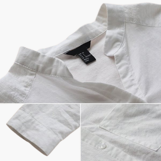 Loose Fit Blouse - Women's Casual Summer Shirt Style
