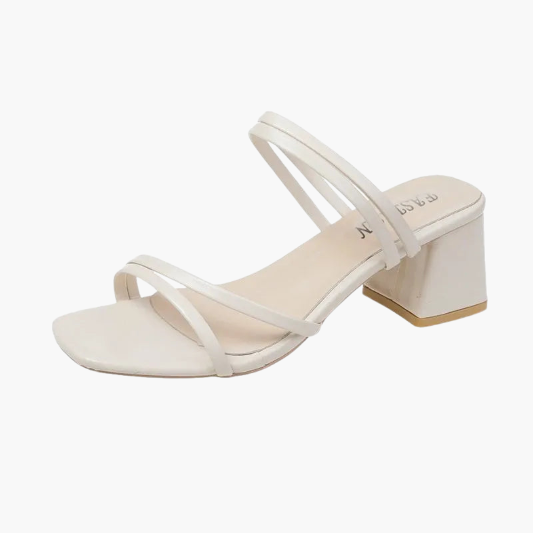 Elegant Strappy Heeled Sandals for Women - Fashionable Comfort