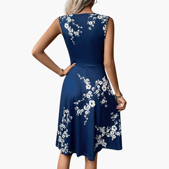 Airy Midi Dress - for Women with Knee-Length Summer Style