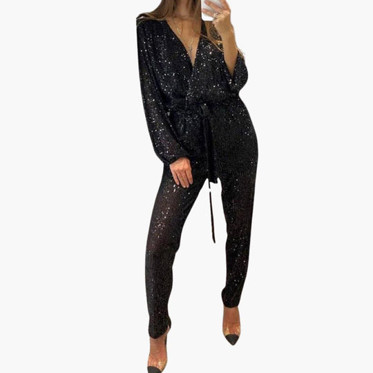 Sequin Party Jumpsuit for Women – Glamorous & Comfortable