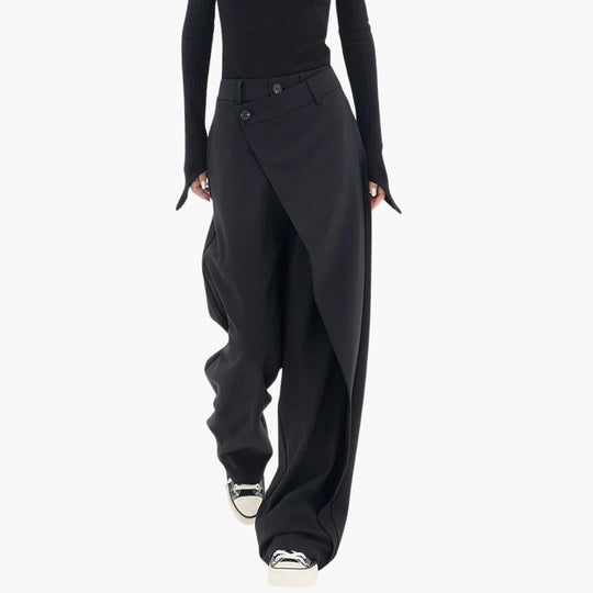 Comfortable Loose-Fitting Trousers for Women - Wide-Leg Design