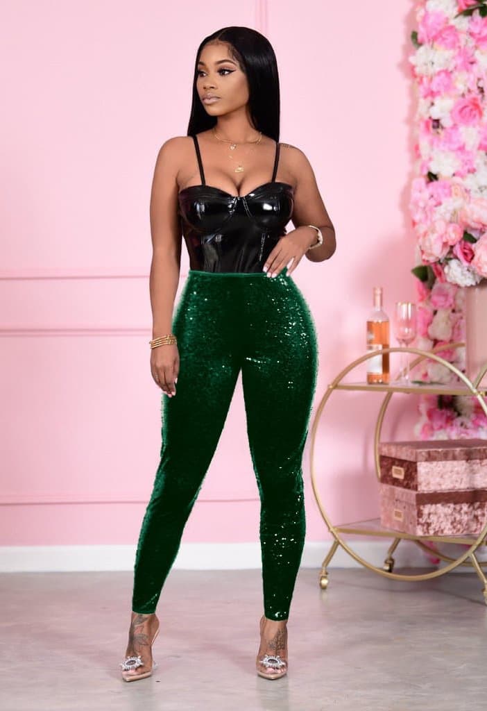 Stella - Unique Glitter Pants