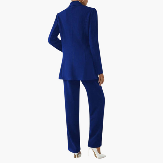 Smart Tailored Blazer Set for Women – Elegant Two-Piece Suit