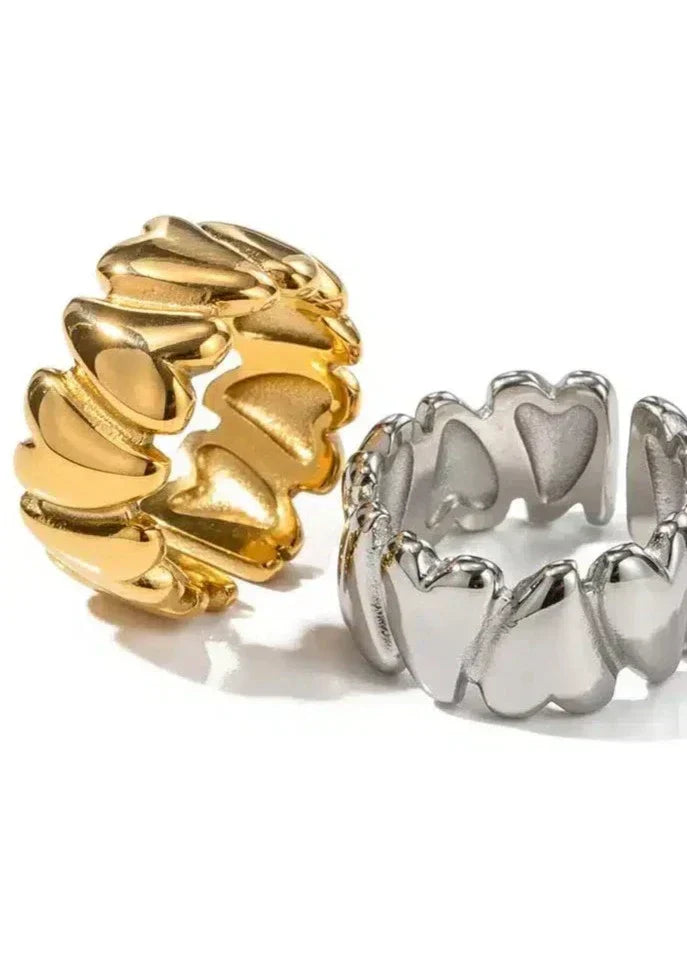 Laylah - Wrap-Around Heart Ring