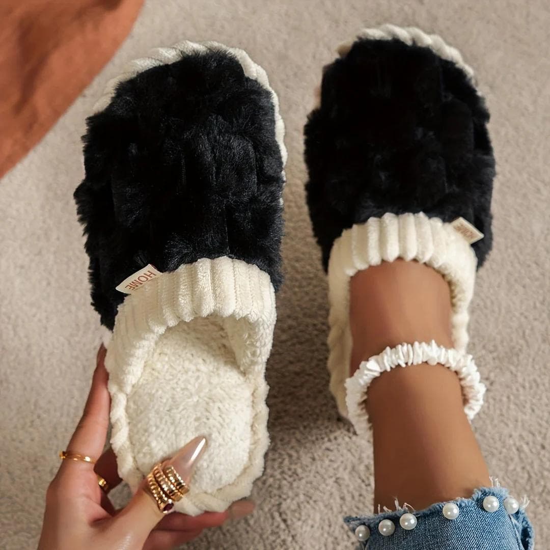 Emma - Cozy Winter Fuzzy Slippers