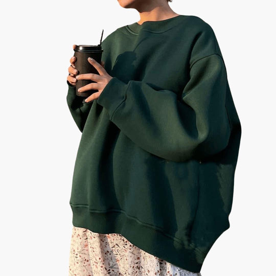 Loose Fit Sweatshirt for Women - Soft, Cozy & Minimalist