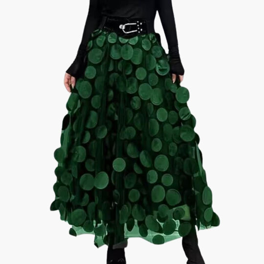 Elegant Maxi Skirt – Women's High Waist Formal Wear