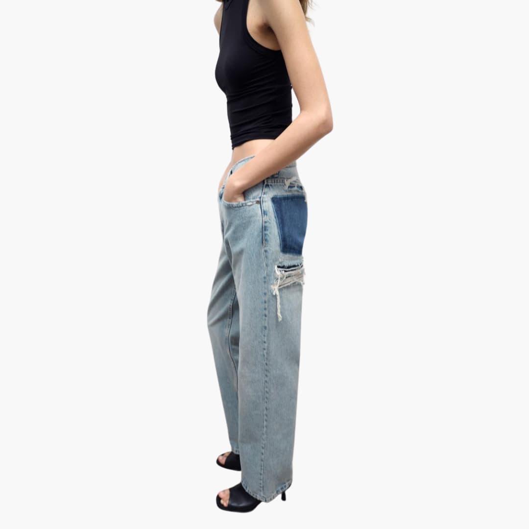 Relaxed Fit Denim Jeans for Women - Stylish & Comfortable