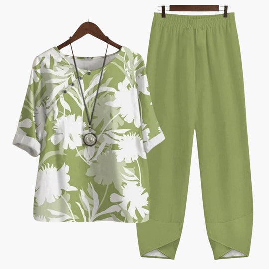 Loose Fit Two-Piece Set – Women's Timeless Comfort & Style