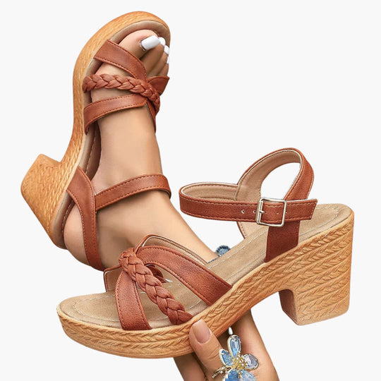 Wedge Sandals Women’s - Orthopaedic Summer Style with Buckle