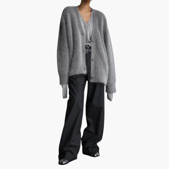 Cashmere Cardigan for Women - Soft Knit with Front Pockets - IsabellaMae