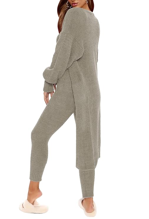 Alice - 3-Piece Cozy Lounge Set (Light Grey)