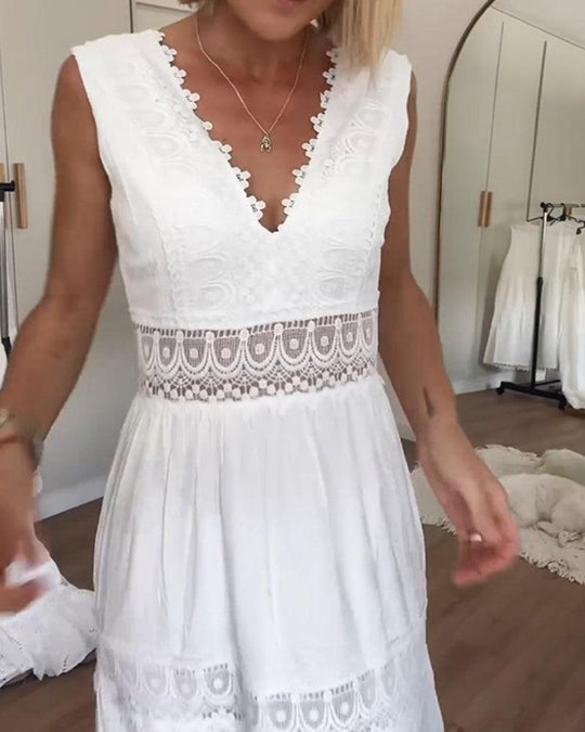 Indra - Lace Boho Dress