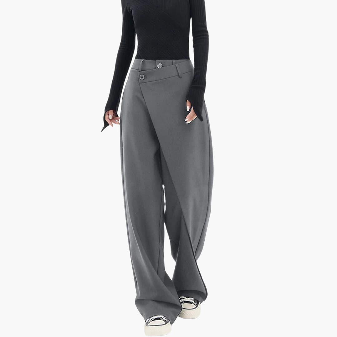 Comfortable Loose-Fitting Trousers for Women - Wide-Leg Design
