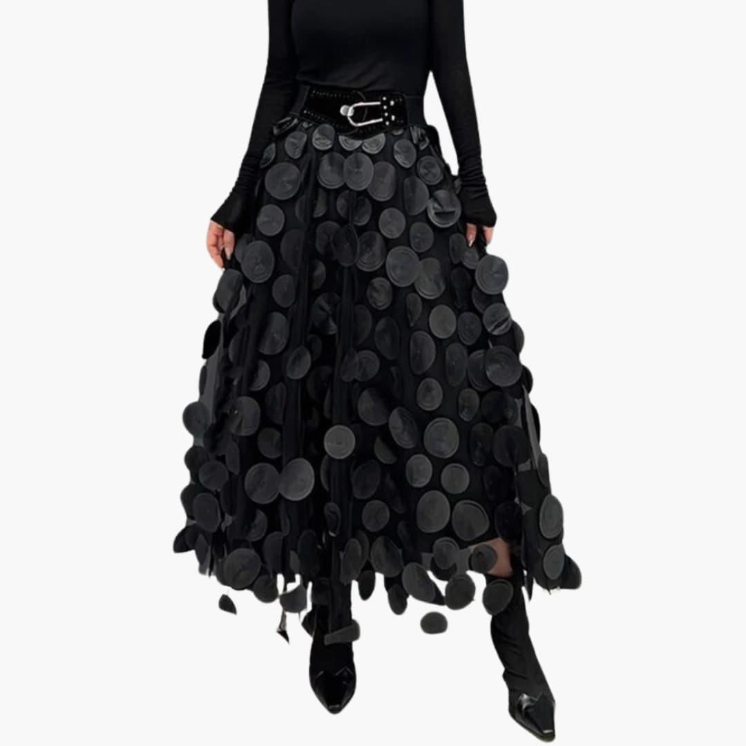 Elegant Maxi Skirt – Women's High Waist Formal Wear