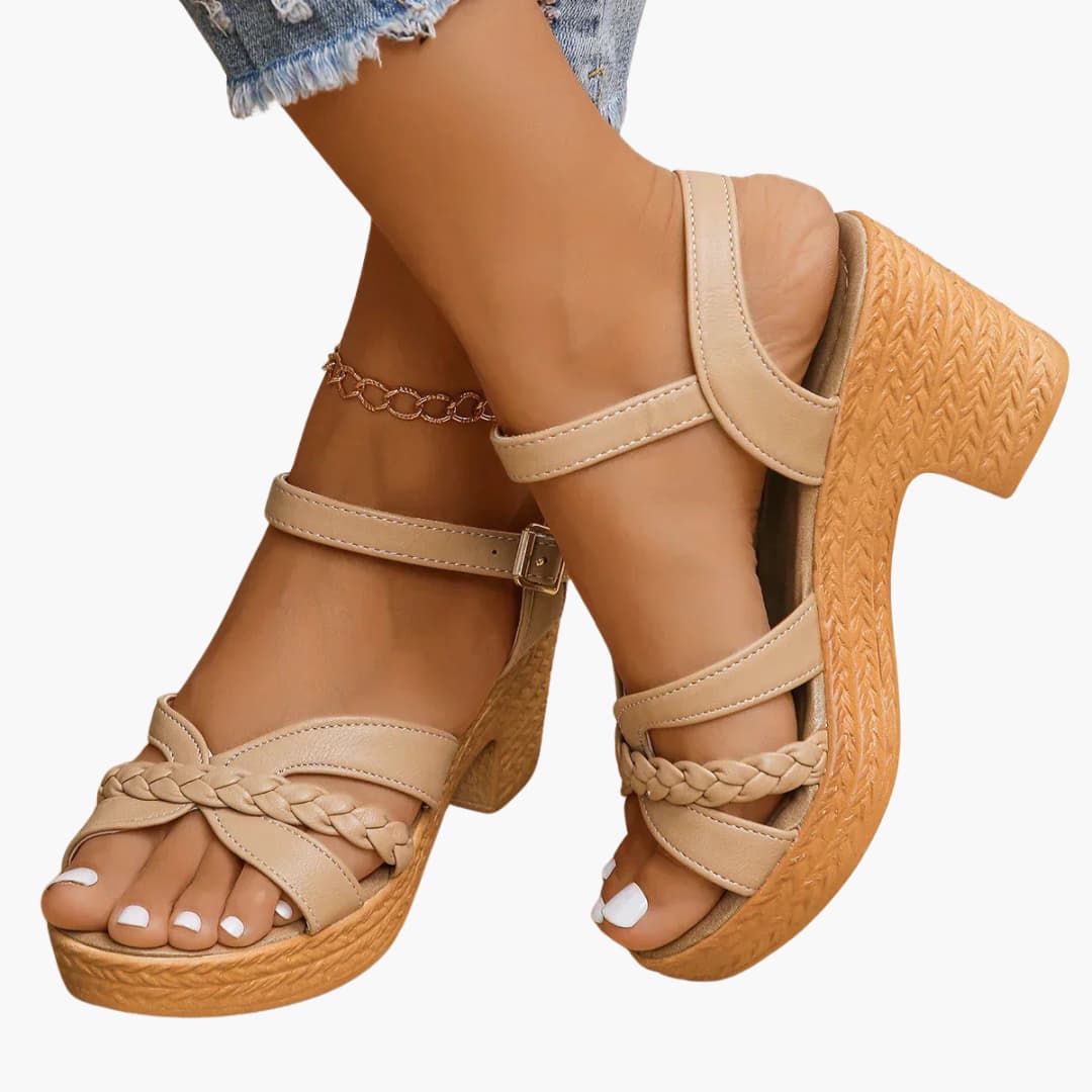 Wedge Sandals Women’s - Orthopaedic Summer Style with Buckle