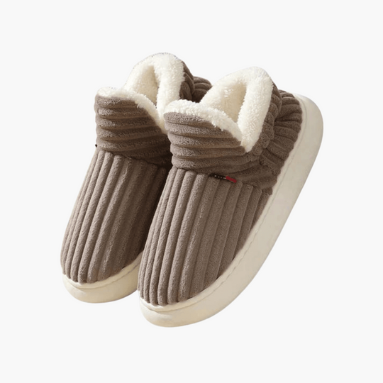 Plush Indoor Slippers for Women - Warm Cosy House Shoes